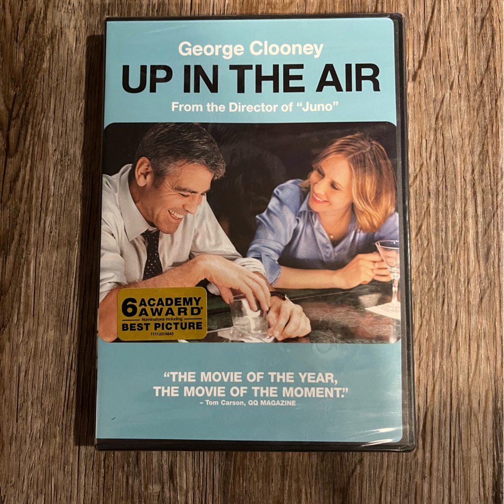 NEW Up in the Air DVD Shrink Wrapped DVD George Clooney Anna Kendrick
